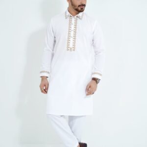 Men’s Kabli Set(white colour)